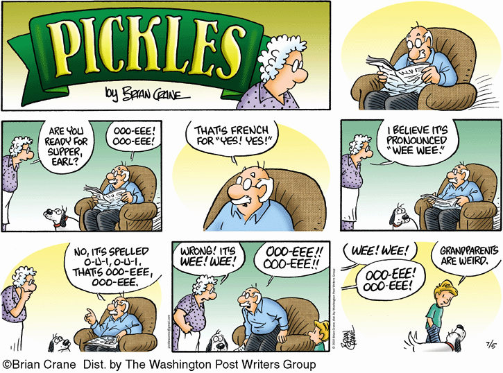 Pickles for 7/5/2015 Pickles Comics ArcaMax Publishing