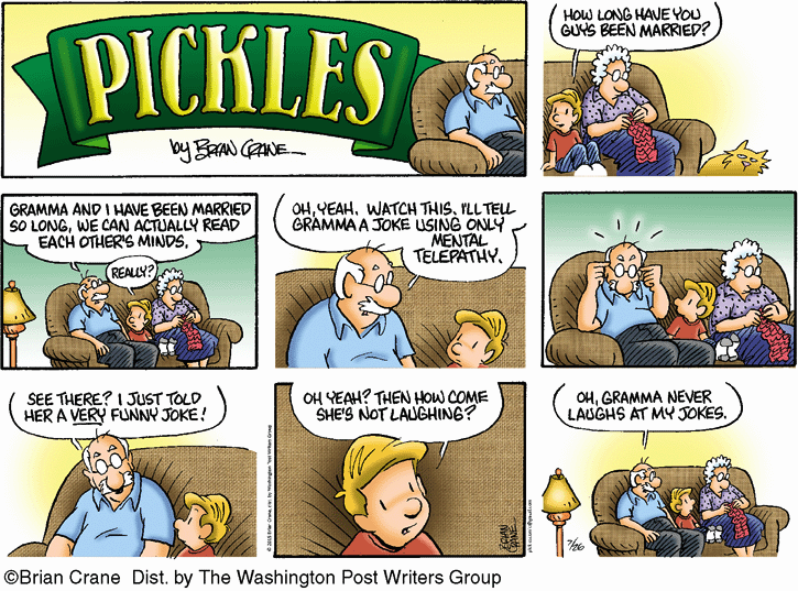 Pickles for 7/26/2015 Pickles Comics ArcaMax Publishing