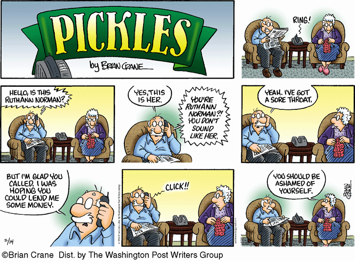 Pickles for 2/14/2016 | Pickles | Comics | ArcaMax Publishing