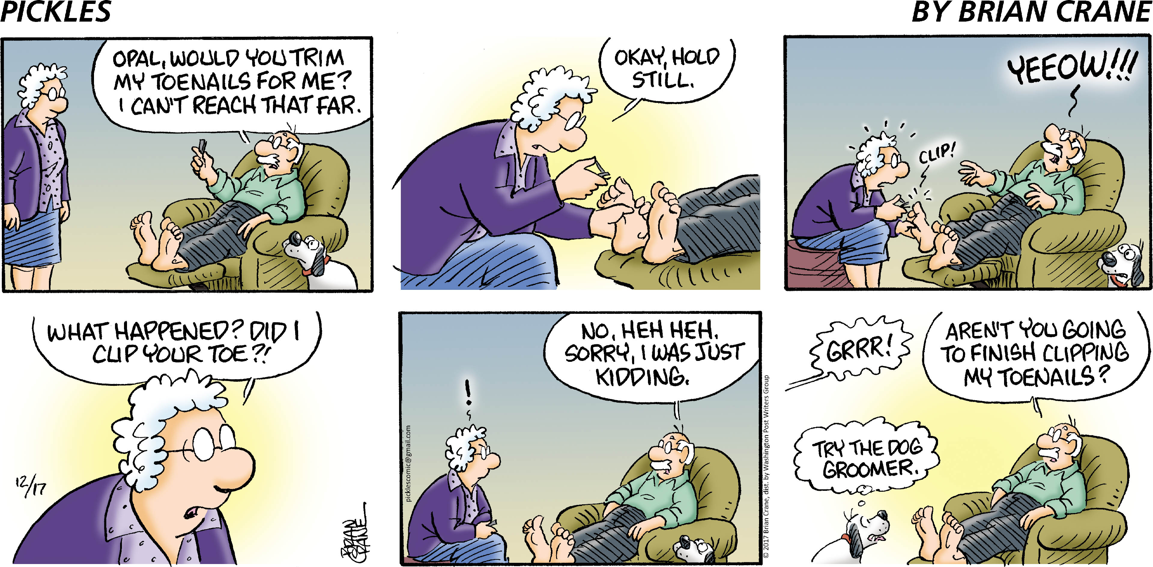 Pickles for 12/17/2017 Pickles Comics ArcaMax Publishing