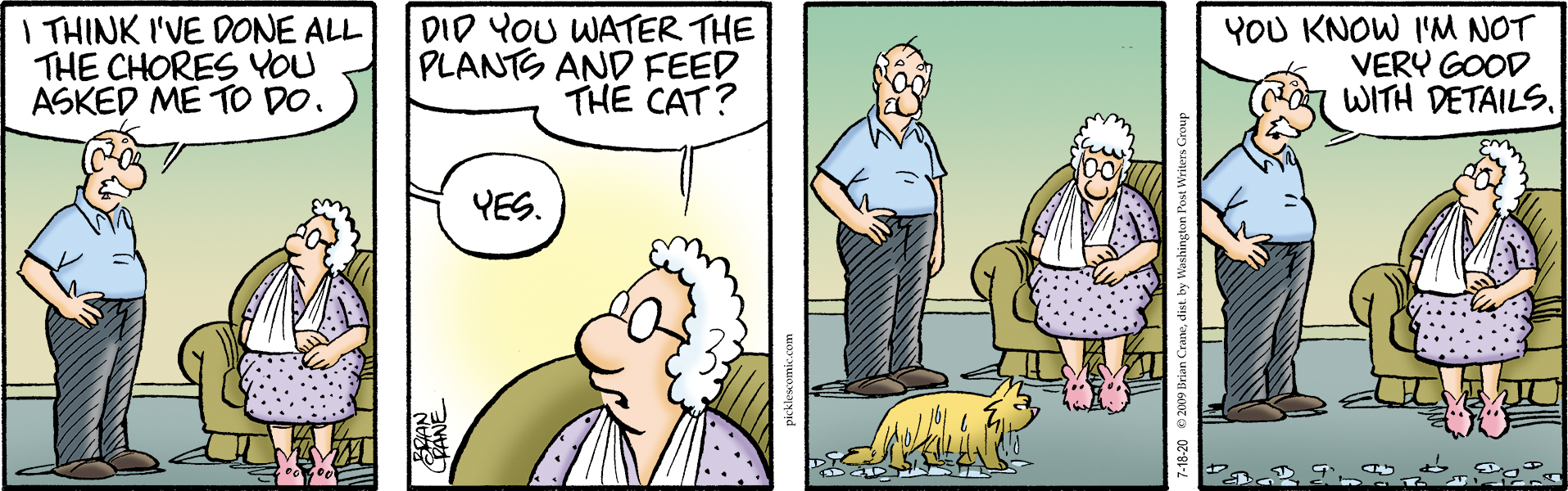 Pickles for 7/18/2020 Pickles Comics ArcaMax Publishing