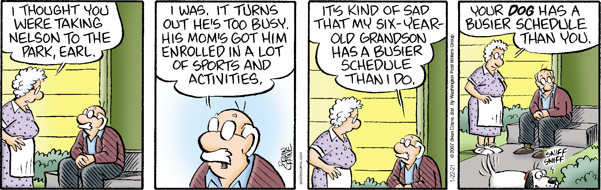 Pickles for 1/22/2021 Pickles Comics ArcaMax Publishing