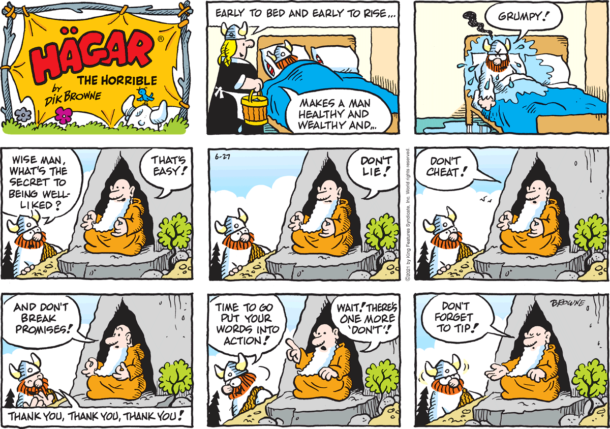 Hagar the Horrible for 6/27/2021 | Hagar the Horrible | Comics ...