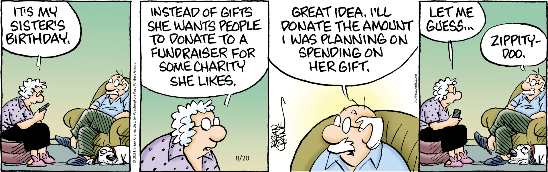 Pickles for 8/20/2021 Pickles Comics ArcaMax Publishing