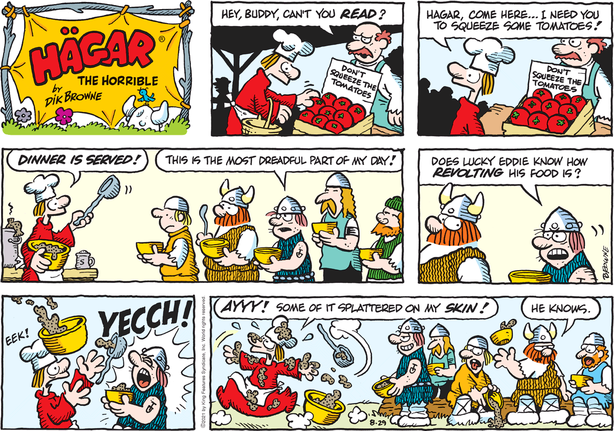 Hagar the Horrible for 8/29/2021 | Hagar the Horrible | Comics ...