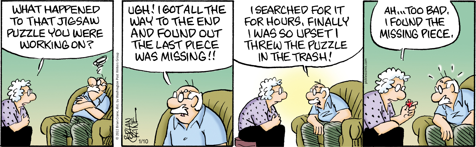 Pickles for 1/10/2022 Pickles Comics ArcaMax Publishing