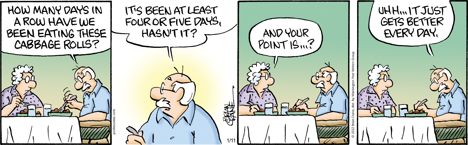 Pickles for 1/11/2022 Pickles Comics ArcaMax Publishing