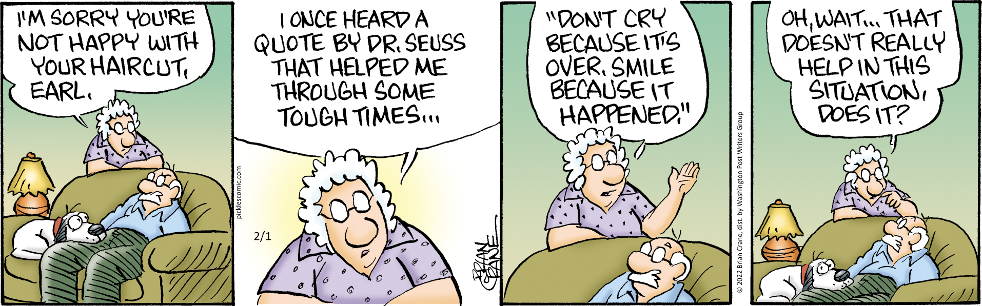 Pickles for 2/1/2022 Pickles Comics ArcaMax Publishing