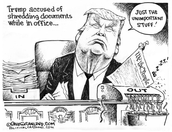 Trump shredded documents