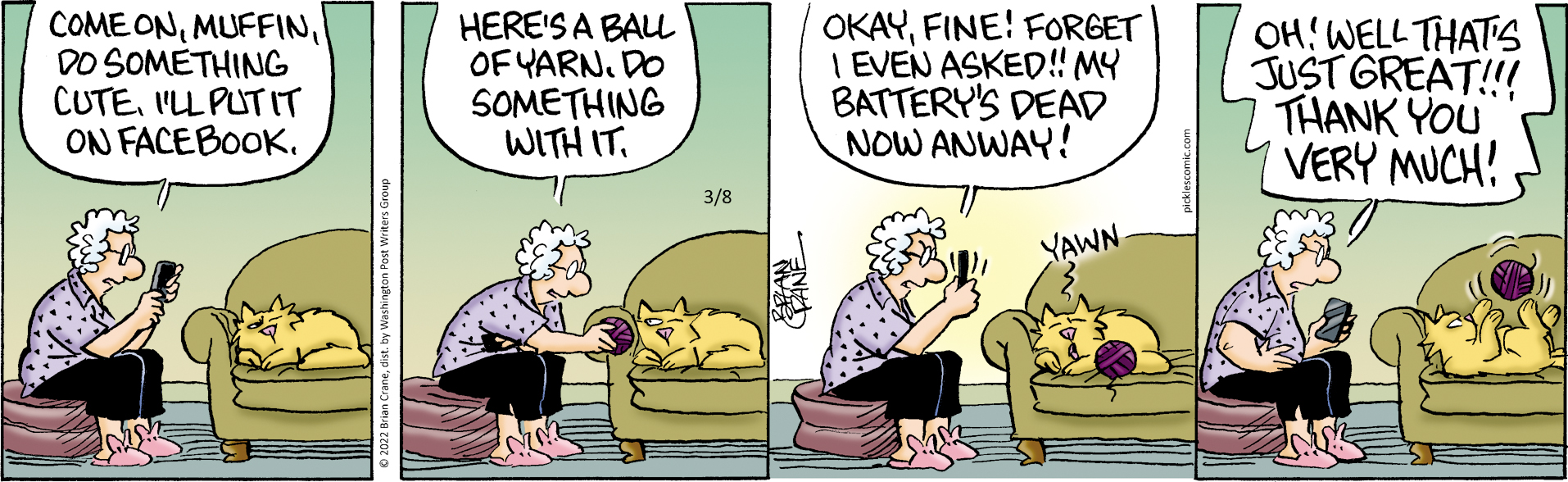 Pickles for 3/8/2022 Pickles Comics ArcaMax Publishing