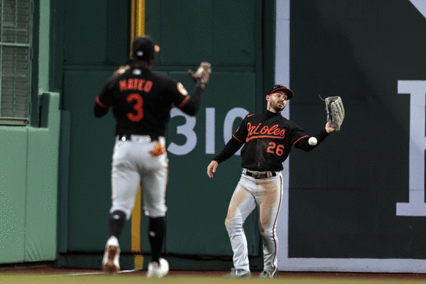 Orioles lose to Red Sox 98 after dropped final out leads to Adam Duvalls walkoff homer