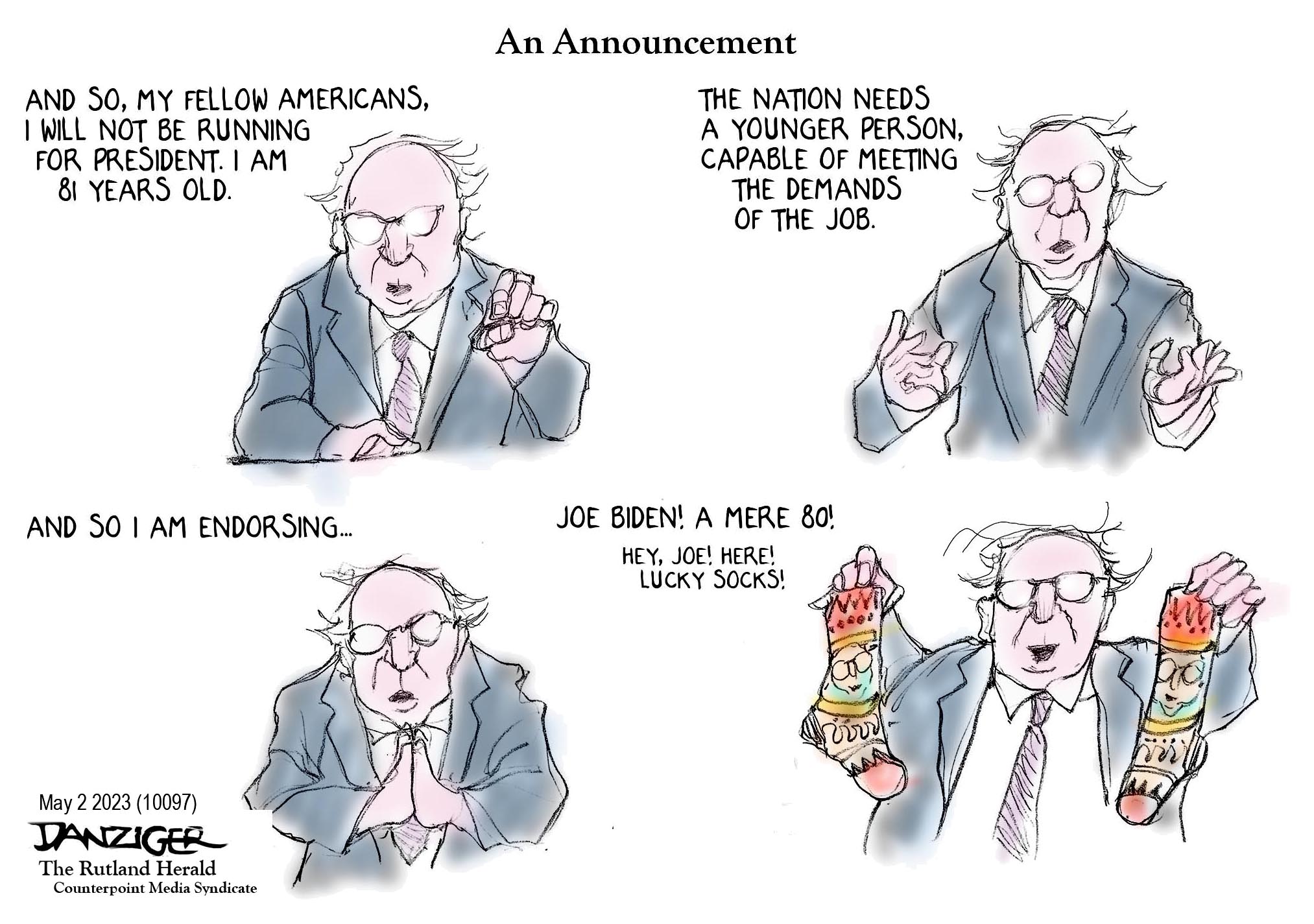 Jeff Danziger for 5/2/2023 | Jeff Danziger | Comics | ArcaMax Publishing