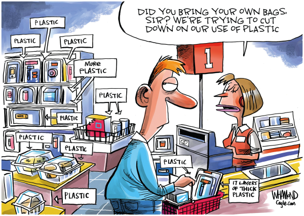 Cutting down on plastics