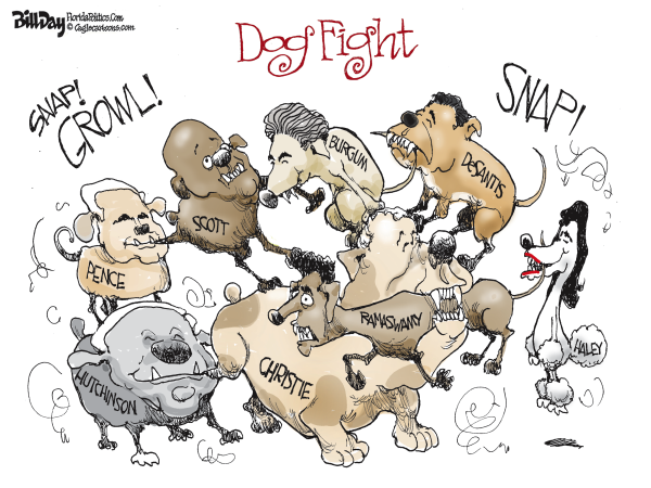 Republican Debate Dog Fight