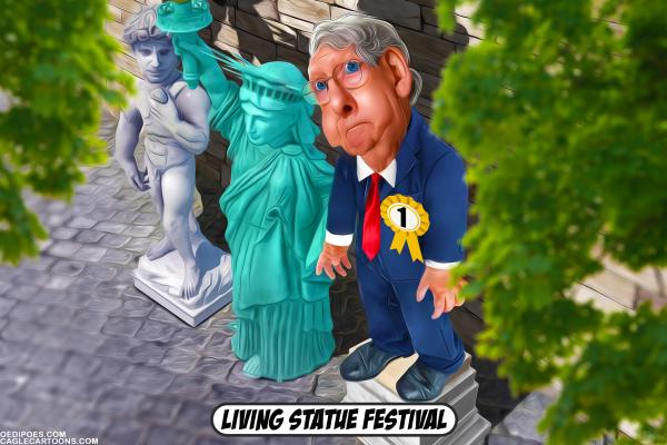 McConnell freezes up