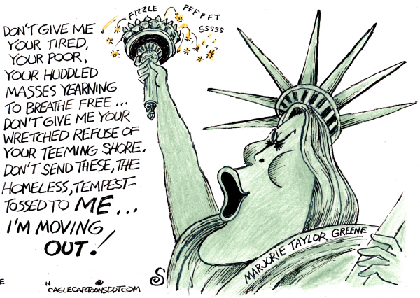 BIZARRO STATUE OF LIBERTY