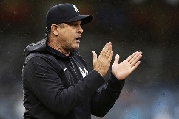 Yankees announced an attendance of 41,096 in a near-empty stadium