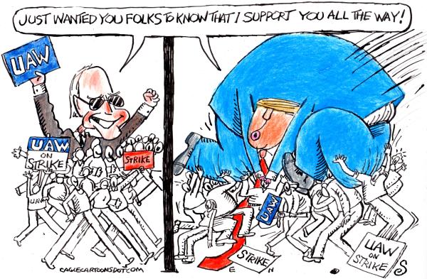 PRESIDENTIAL PICKET PLOYS