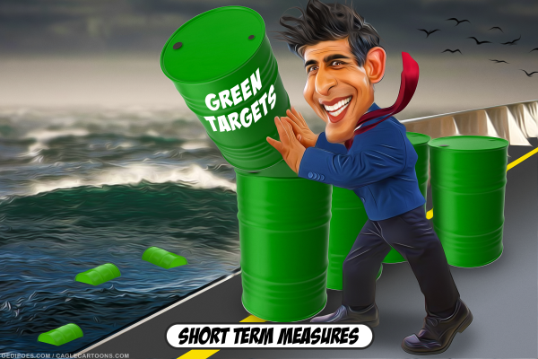 Rishi Sunak announces U-turn on key green targets