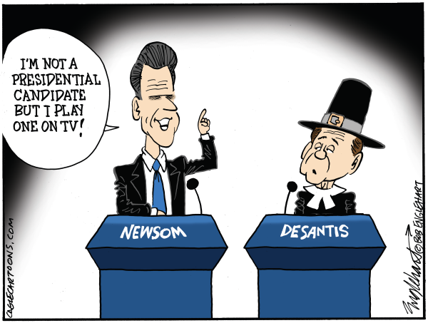 Newsom Debates DeSantis