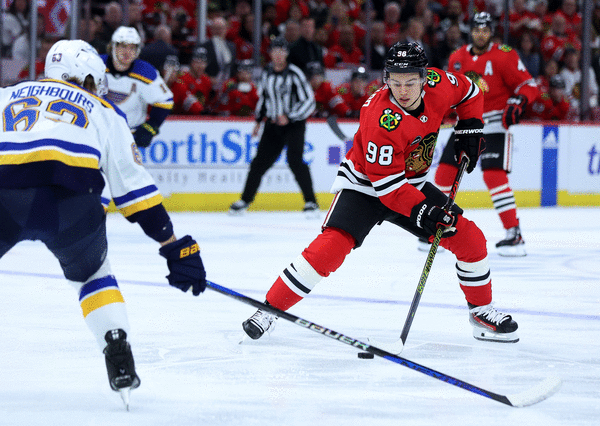 Connor Bedard skates in his first NHL exhibition game with the Chicago  Blackhawks, National