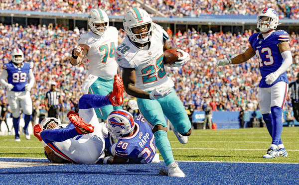 Miami Dolphins' 48-20 loss in Buffalo a reality check in AFC East