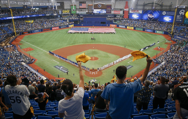 Tampa Bay Rays attendance today: Game 1 vs. Rangers at Tropicana Field  draws smallest MLB postseason game crowd since 1919