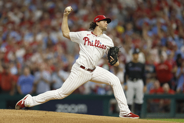 Phillies ride familiar formula with Aaron Nola to dispose of Marlins and  set up a rematch with the Braves