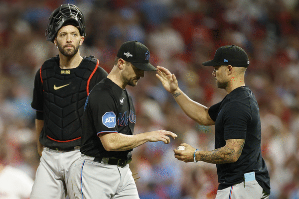 Phillies ride familiar formula with Aaron Nola to dispose of Marlins and  set up a rematch with the Braves