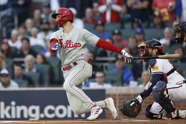 Marcus Hayes: Bryce Harper's legend grows as he homers on first World  Series pitch he sees at Citizens Bank Park