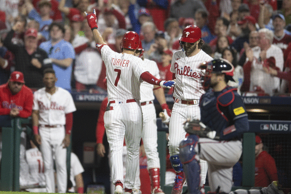 Bryce Harper stares down Michael Phelps after homer, steals home, grows his  legend in Phillies' NLCS win