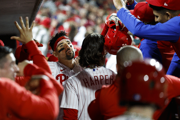 Bryce Harper's legend grows as he homers on first World Series pitch he  sees at Citizens Bank Park