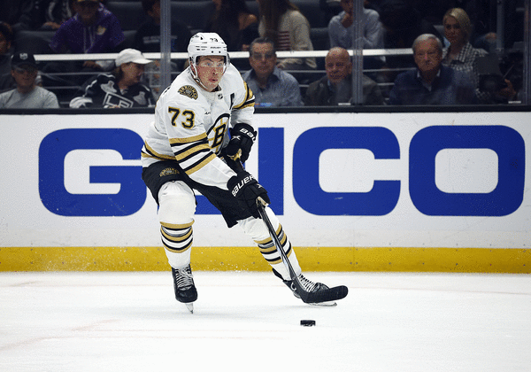 Marchand scores twice, Pastrnak has goal, 2 assists as Bruins beat Kings  4-2 to stay unbeaten