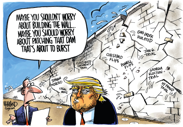 Trump Dam about to Burst