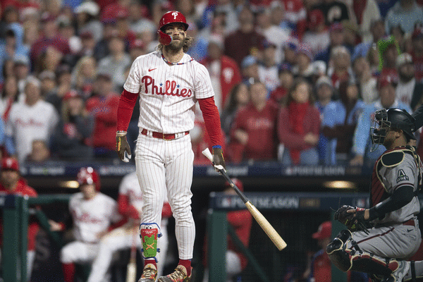 Bryce Harper's legend grows as he homers on first World Series pitch he  sees at Citizens Bank Park