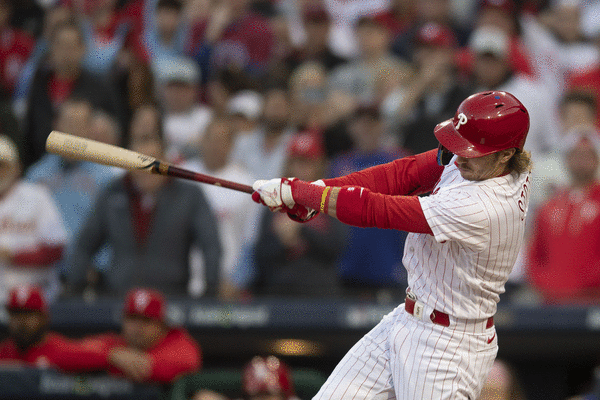 Bryce Harper stares down Michael Phelps after homer, steals home, grows his  legend in Phillies' NLCS win