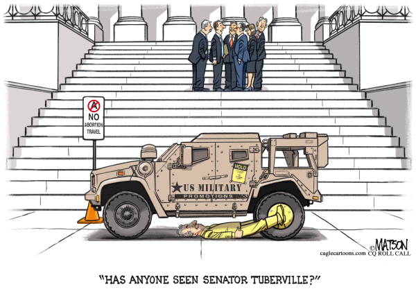 Senator Tuberville Places Boot Hold on Military