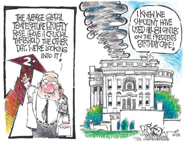 Not helping global warming