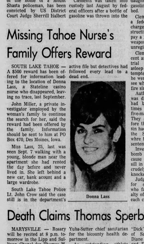 Skull found in 1986 belonged to California nurse who disappeared in 1970s, authorities confirm