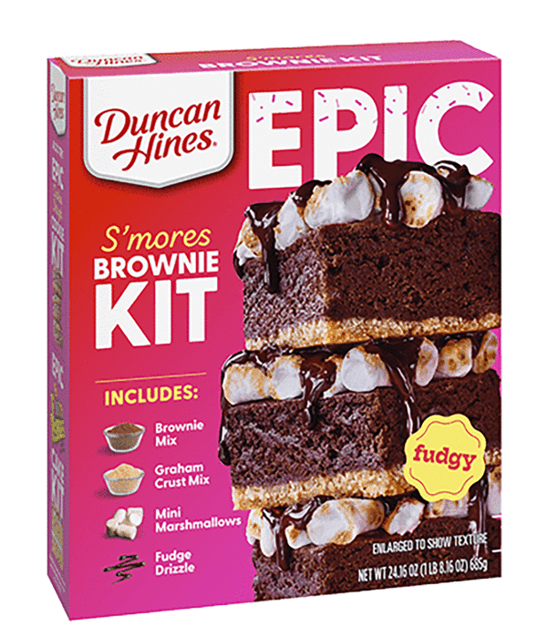 Best Bites Duncan Hines Epic S'mores Brownie Kit Variety Menu