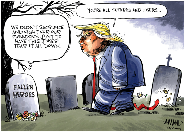 Trump mocks Veterans