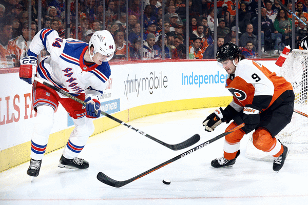 Flyers hang tough with first-place Rangers but fall, 2-1 | Hockey ...