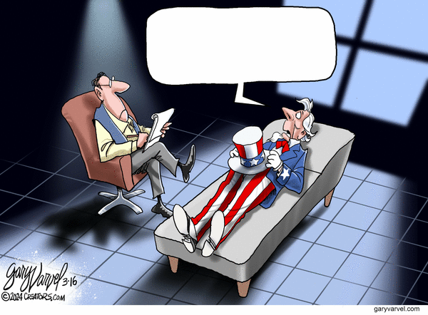 Humor Me (Leave Caption In Comments) by Gary Varvel on Sat, 16 Mar 2024