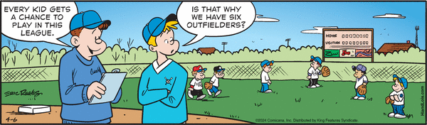Hi and Lois by Robert "Chance" Brown, Brian Walker and Greg Walker on Sat, 06 Apr 2024
