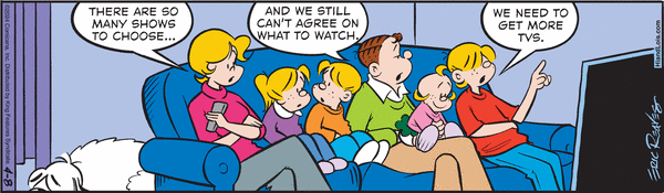 Hi and Lois by Robert "Chance" Brown, Brian Walker and Greg Walker on Mon, 08 Apr 2024