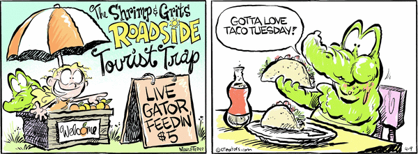 Shrimp And Grits by Andy Marlette on Tue, 09 Apr 2024