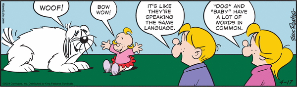 Hi and Lois by Robert "Chance" Brown, Brian Walker and Greg Walker on Wed, 17 Apr 2024