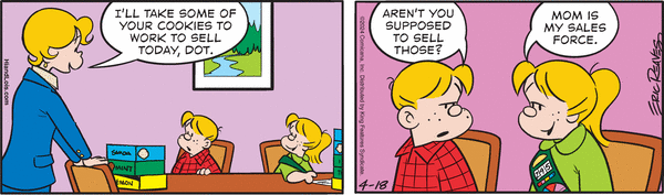 Hi and Lois by Robert "Chance" Brown, Brian Walker and Greg Walker on Thu, 18 Apr 2024