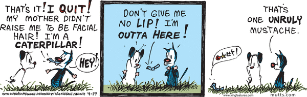 Mutts by Patrick McDonnell on Fri, 19 Apr 2024