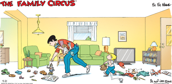 Family Circus by Bil Keane on Sun, 21 Apr 2024